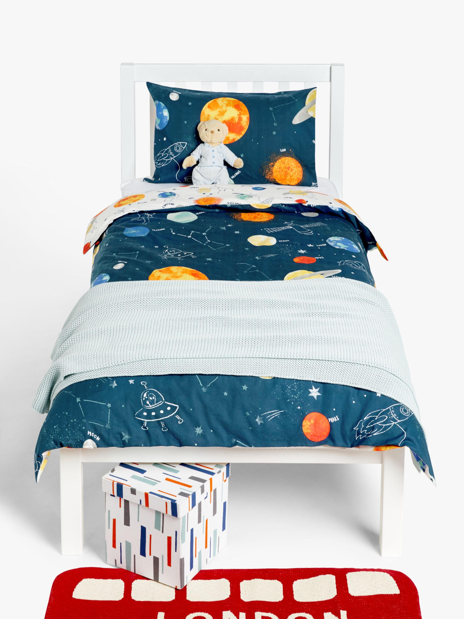 Little Home At John Lewis Outer Space Glow In The Dark Reversible