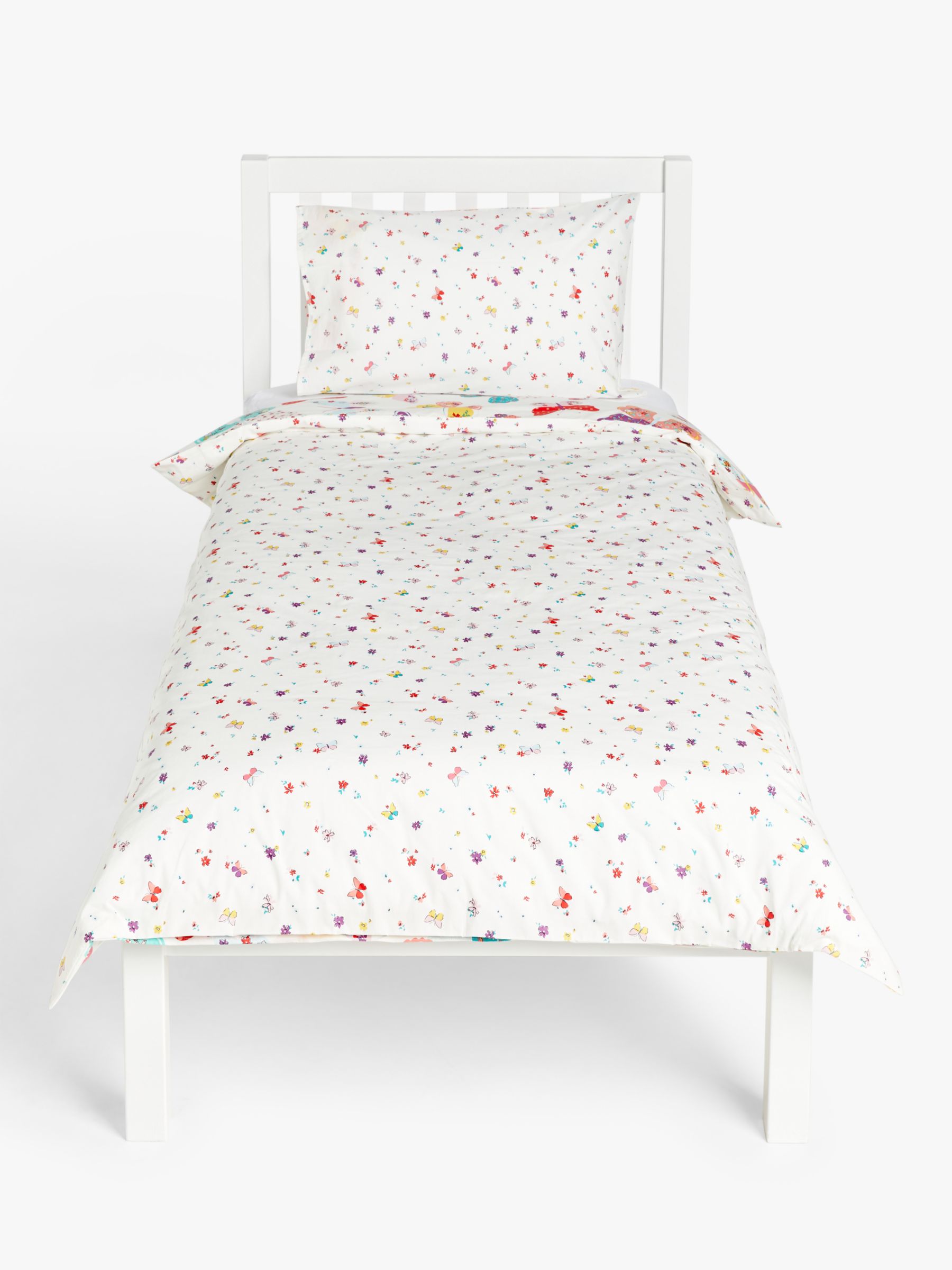 Little Home At John Lewis Butterflies And Ditsy Print Reversible