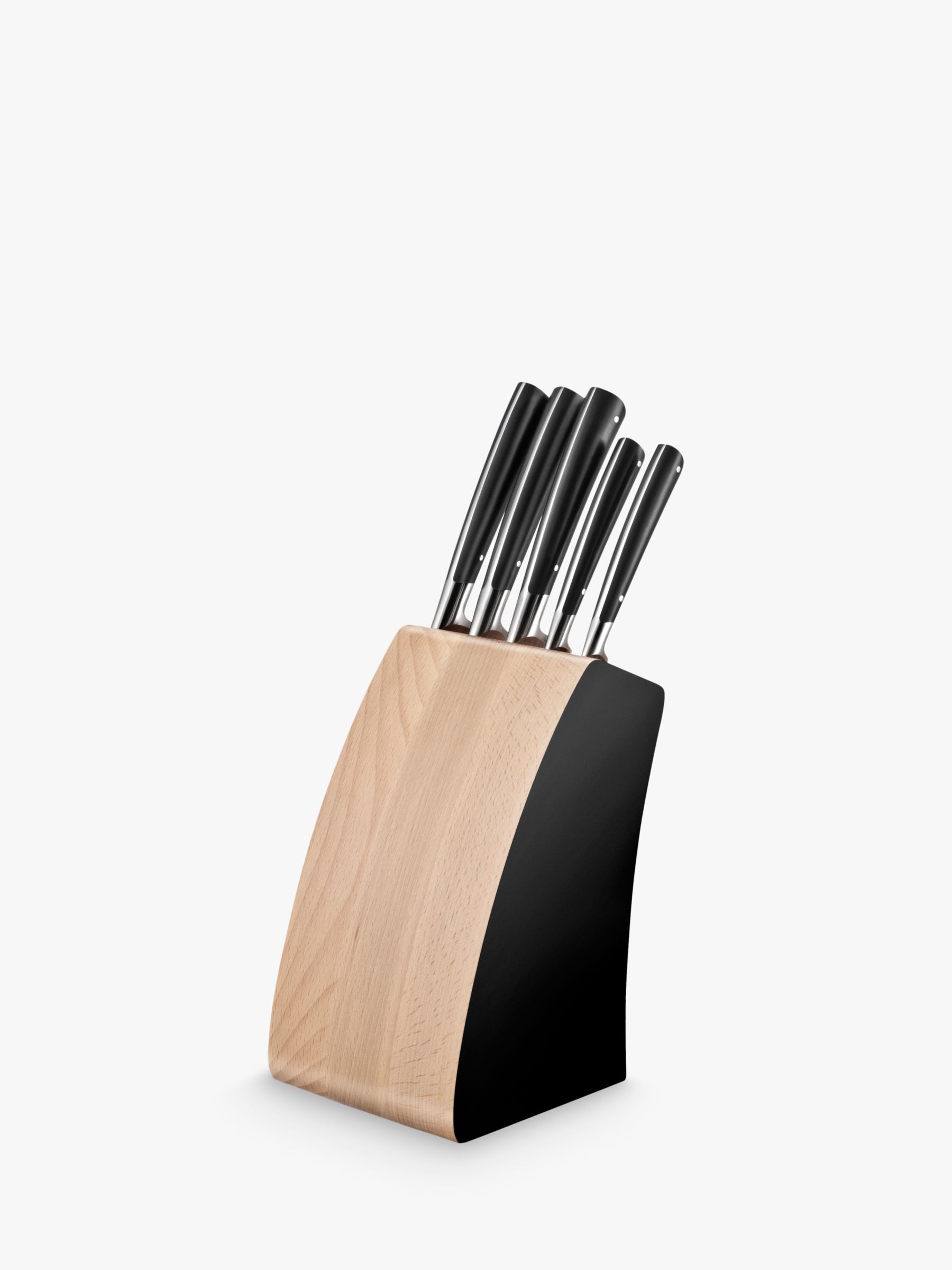 SABATIER Paris Stainless Steel Knives & Wood Filled Knife Block review