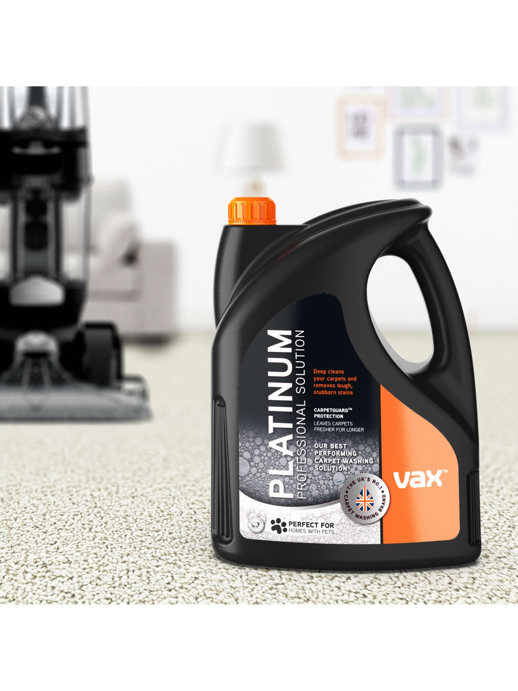 Vax Platinum Carpet Wash, 4L at John Lewis & Partners