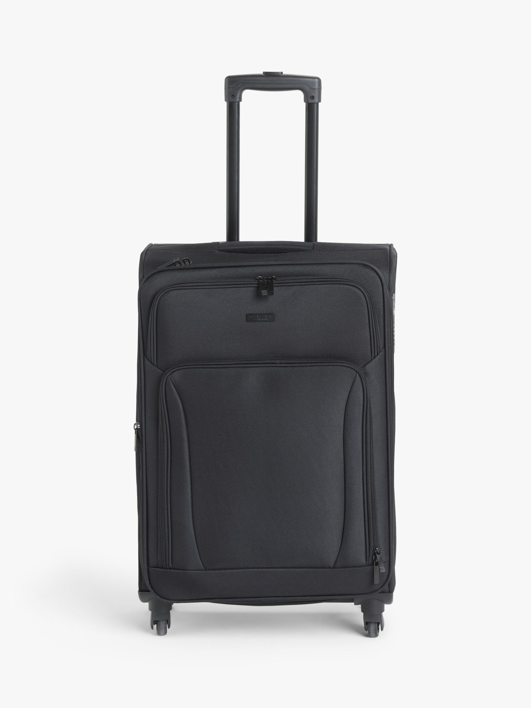 Black Luggage X 66cm 26 Suitcase Medium Lightweight Hard Shell 4