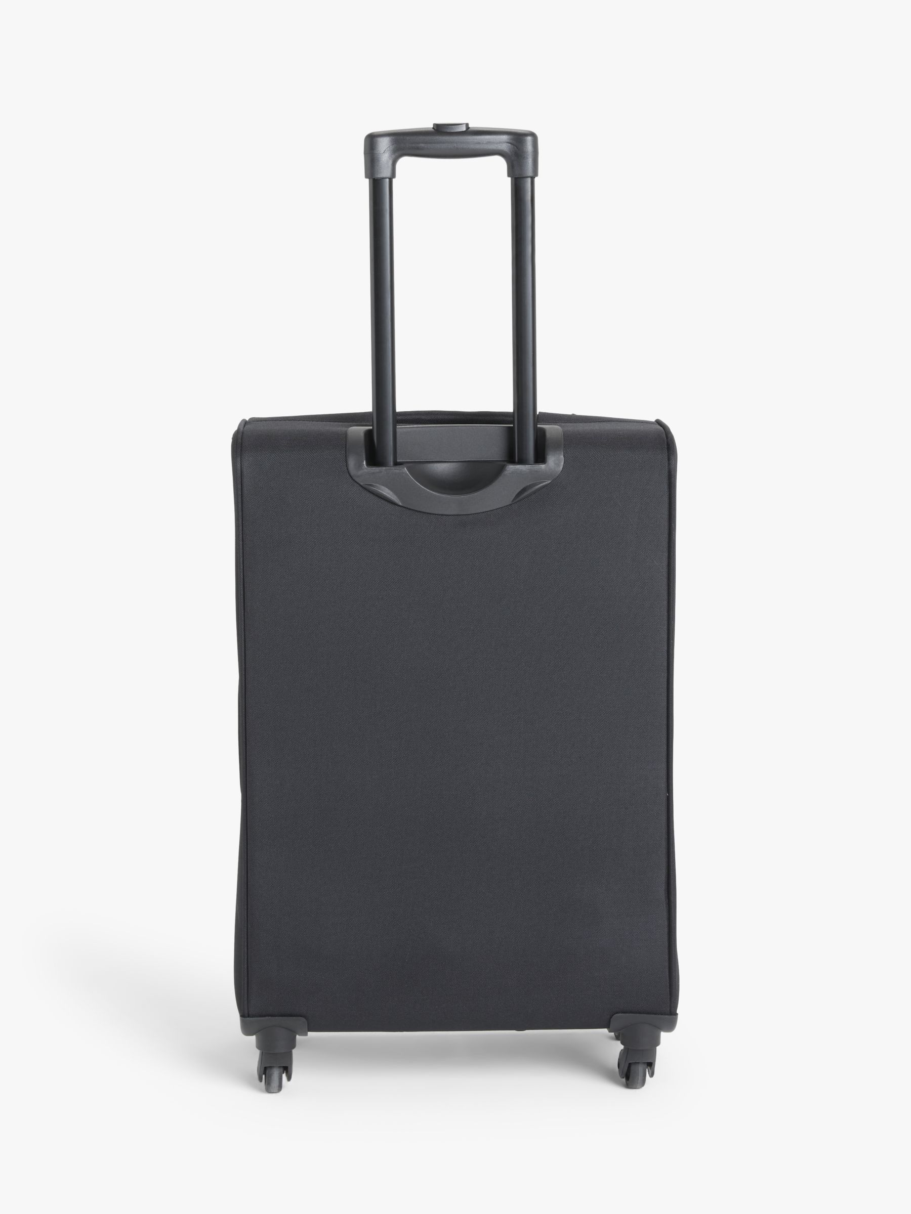 John Lewis Melbourne 66cm 4-Wheel Medium Suitcase, Black