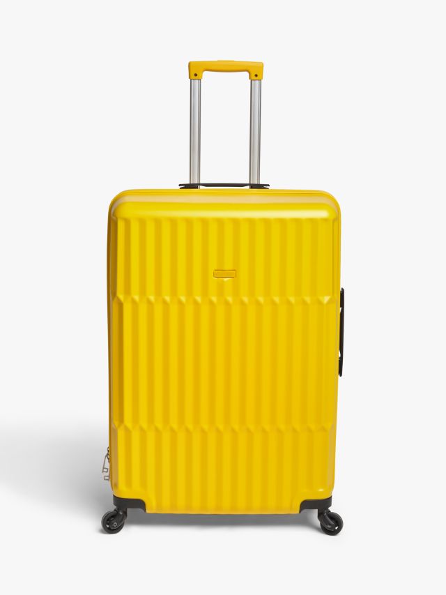 John Lewis Orlando 76cm 4-Wheel Large Suitcase, Yellow
