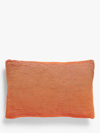 John Lewis & Partners Rib Knit Rectangular Cushion