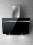 Elica Majestic No Drip 90cm Duct-out / Re-circulating Wall-Mounted Chimney Cooker Hood, Black & Stainless Steel