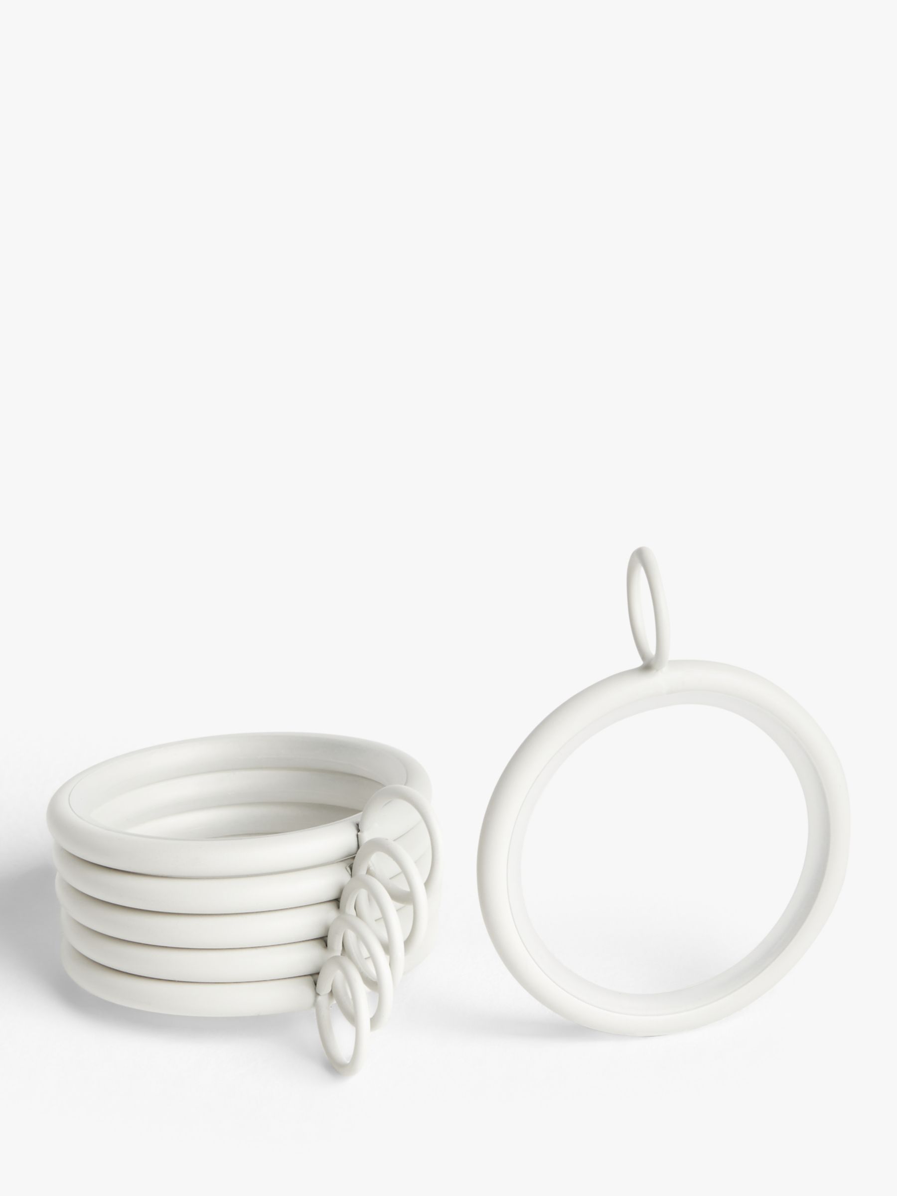 John Lewis & Partners Chalk White Curtain Rings review