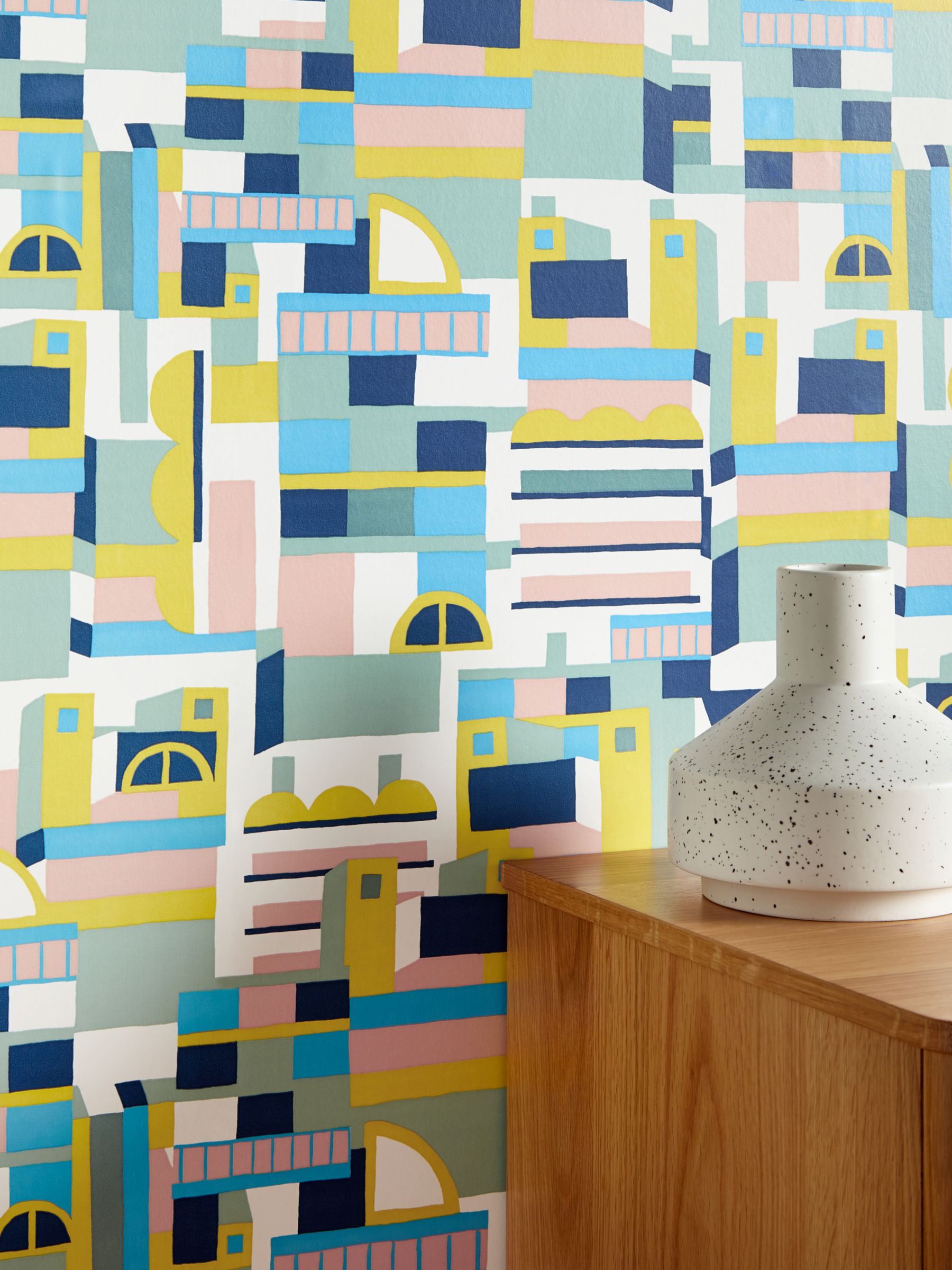 John Lewis & Partners Build Wallpaper, Multi