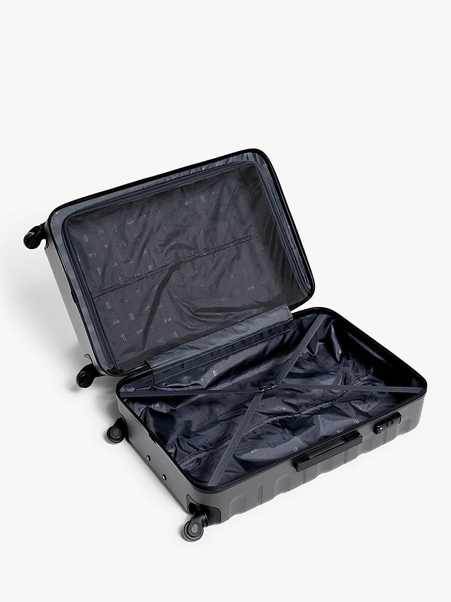 John Lewis ANYDAY Girona 75cm 4-Wheel Large Suitcase, Grey