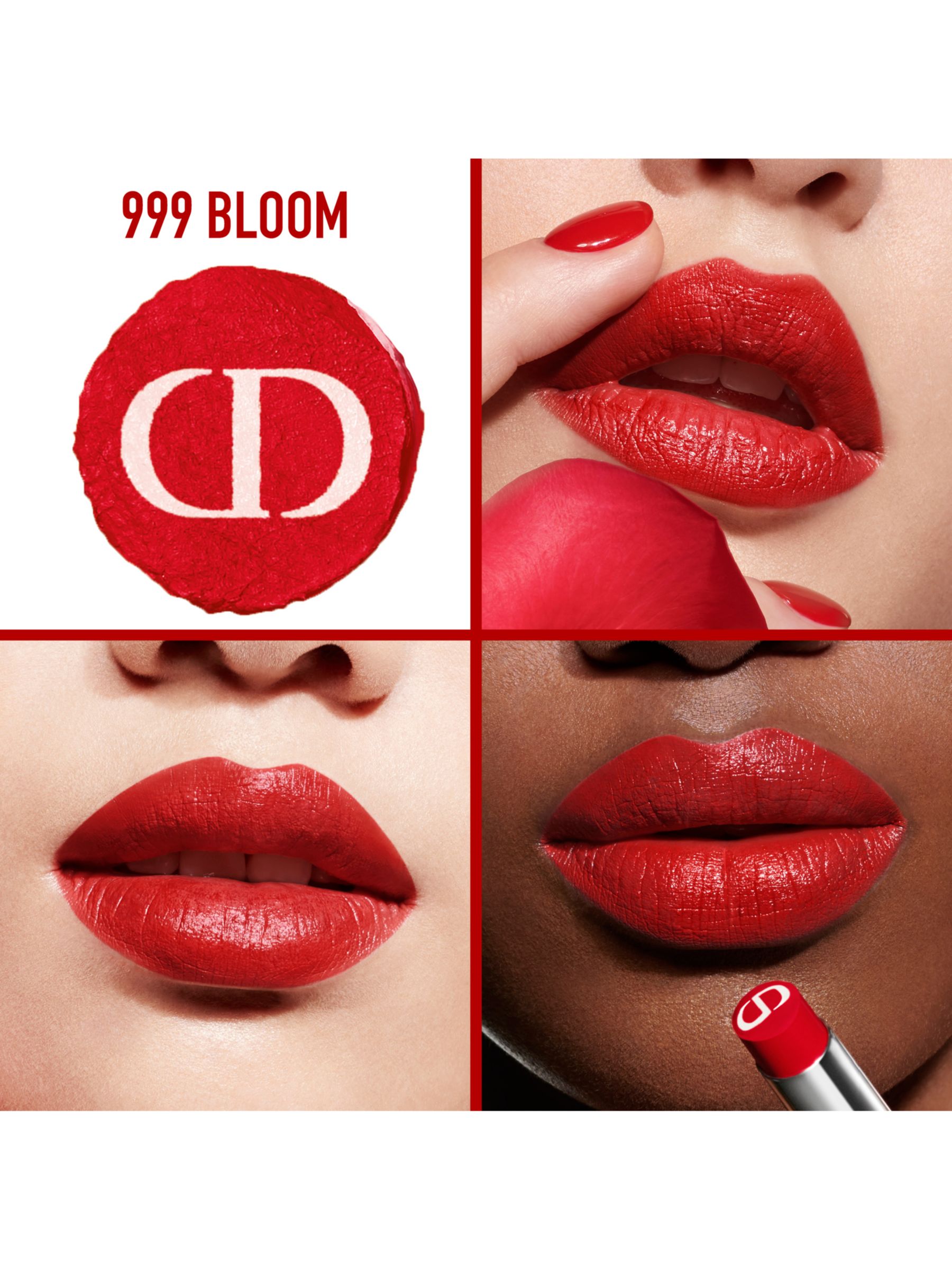 dior rouge dior lipstick in 999