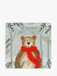 Bothy Threads Christmas Bear Card Cross Stitch Kit
