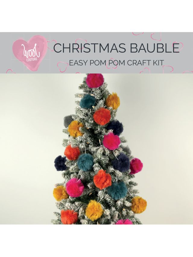 Christmas Tree Easy Crochet Kit. DIY Christmas Decoration Kit