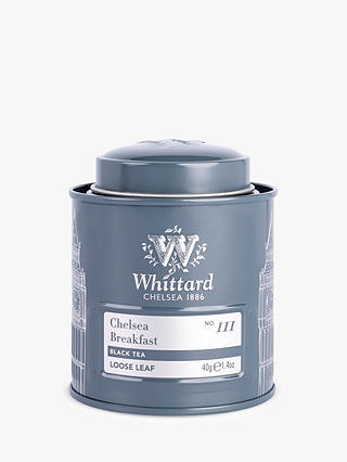 Whittard Chelsea Breakfast Loose Leaf Black Tea Mini Tin, 40g