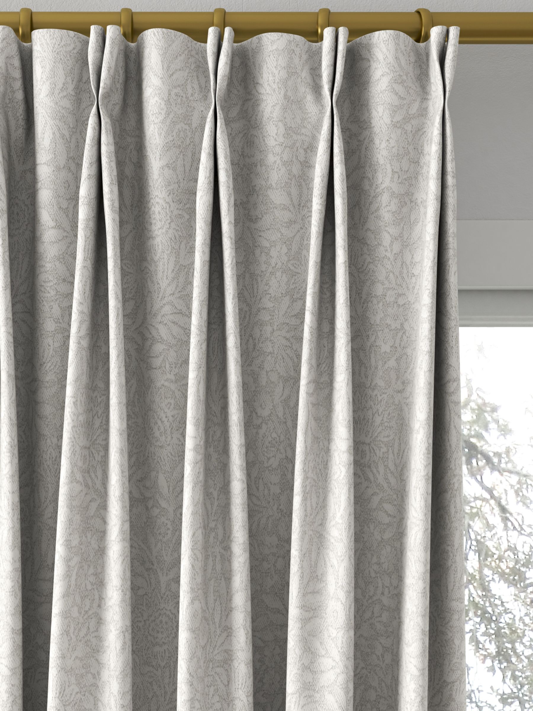 John Lewis Hidcote Weave Made to Measure Curtains, Dove