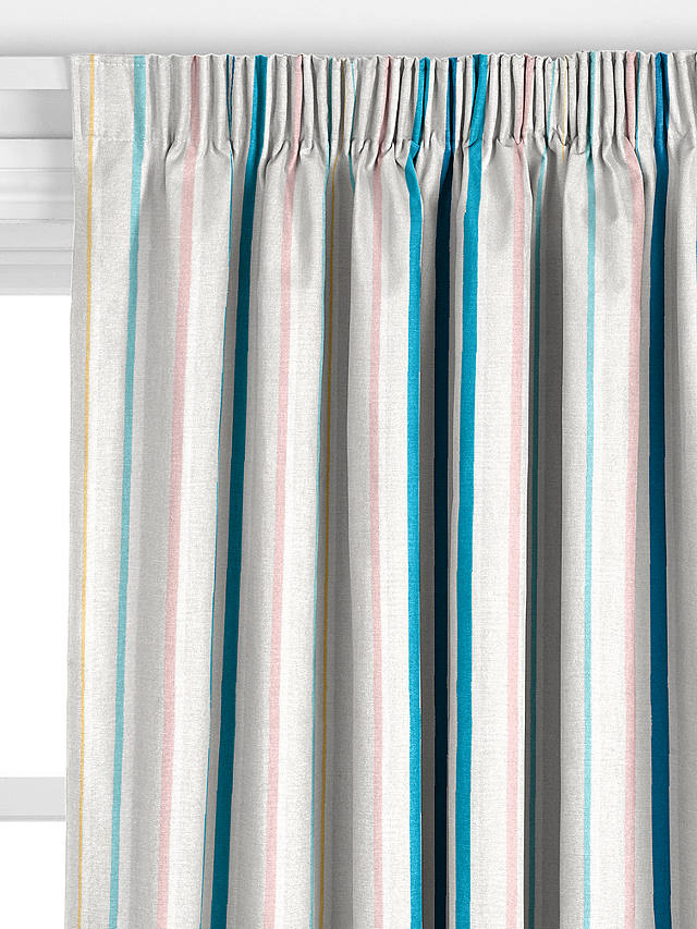 John Lewis Partners Ombre Stripe Made, Red Stripe Curtains Uk