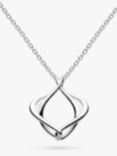 Kit Heath Alicia Abstract Pendant Necklace, Silver