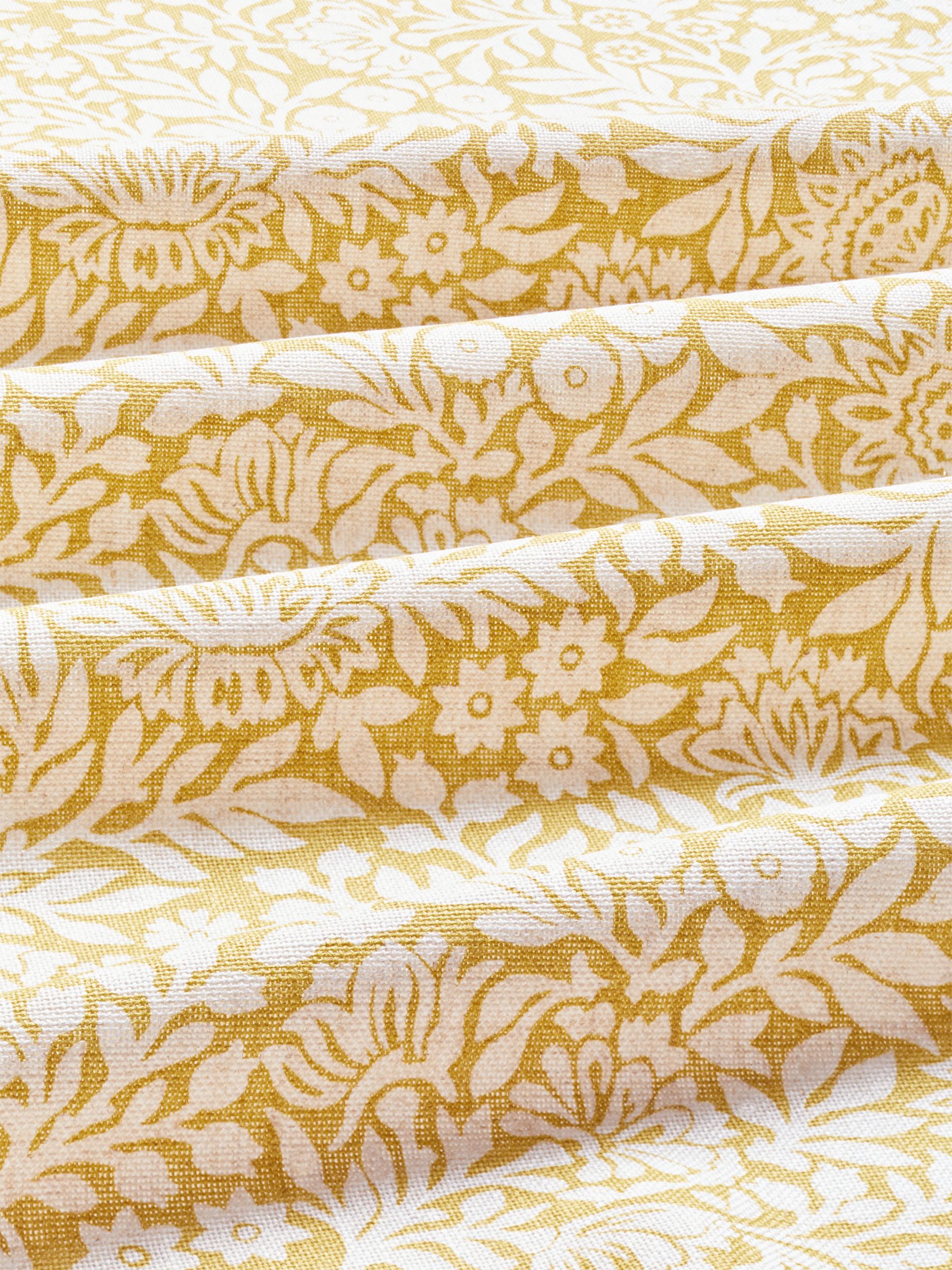 John Lewis Hidcote Print Furnishing Fabric, Mustard