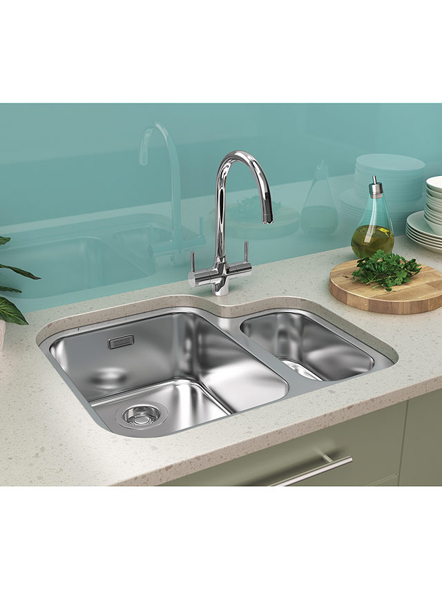Franke Ariane ARX160 1.5 Right Hand Bowl Kitchen Sink, Stainless Steel