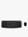 HP Wireless Combo 300 Keyboard and Mouse, Black