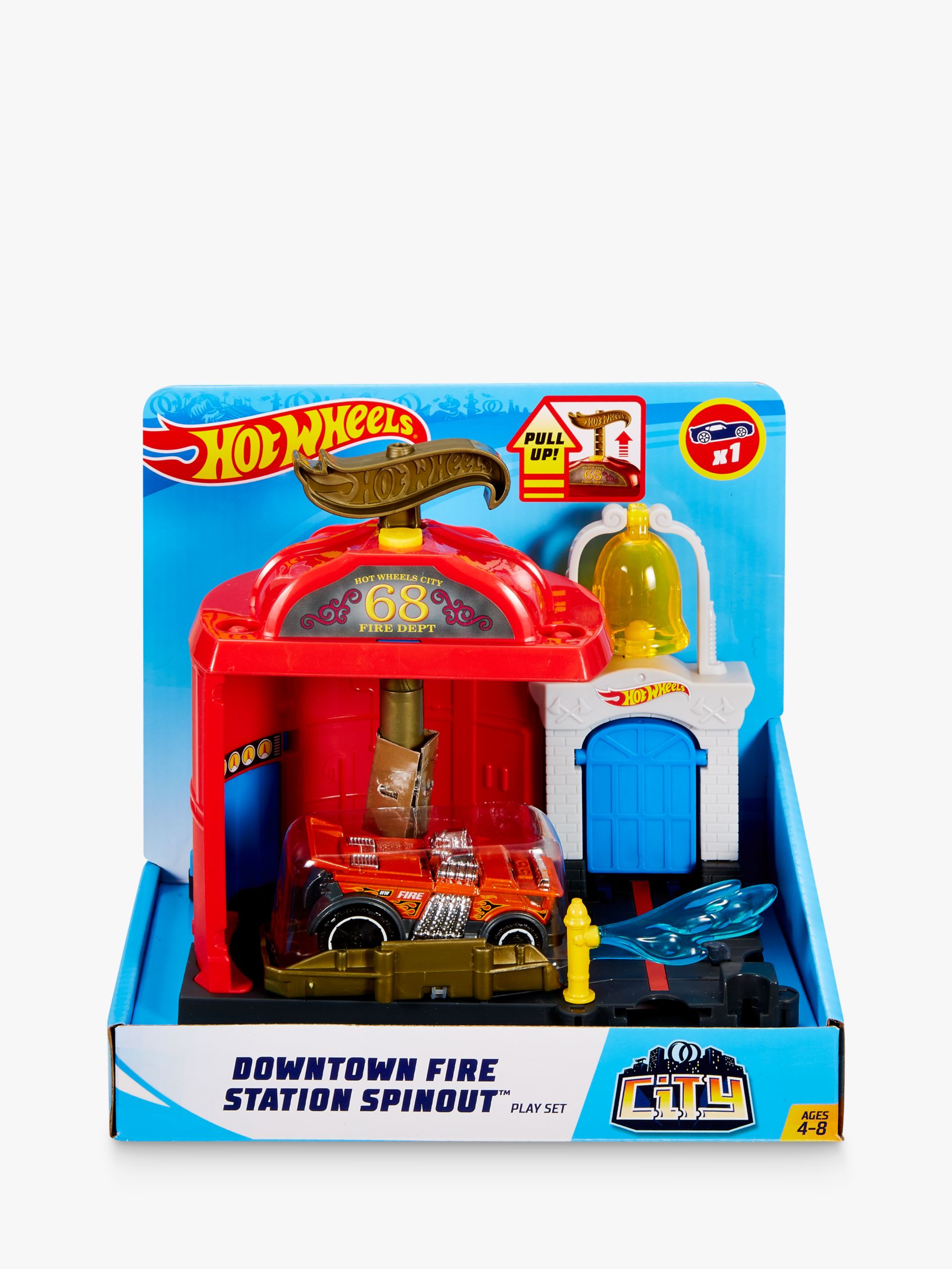 hot wheels city fire station