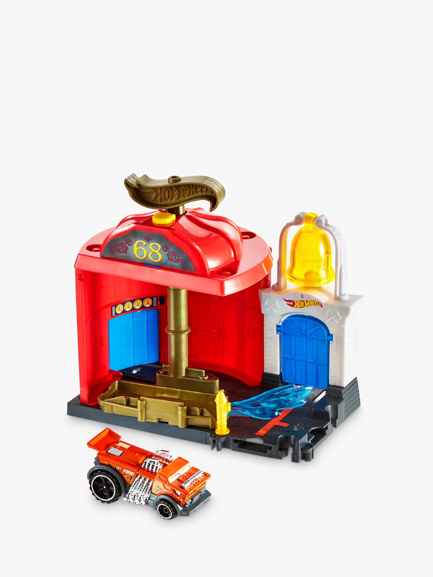 hot wheels fire station spinout