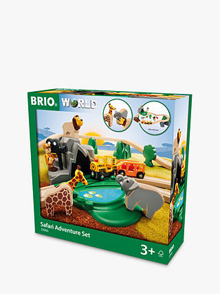 BRIO Wooden Safari Adventure Set, FSC-Certified (Beech)