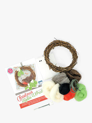 The Crafty Kit Company Felt Your Own Robin Christmas Wreath