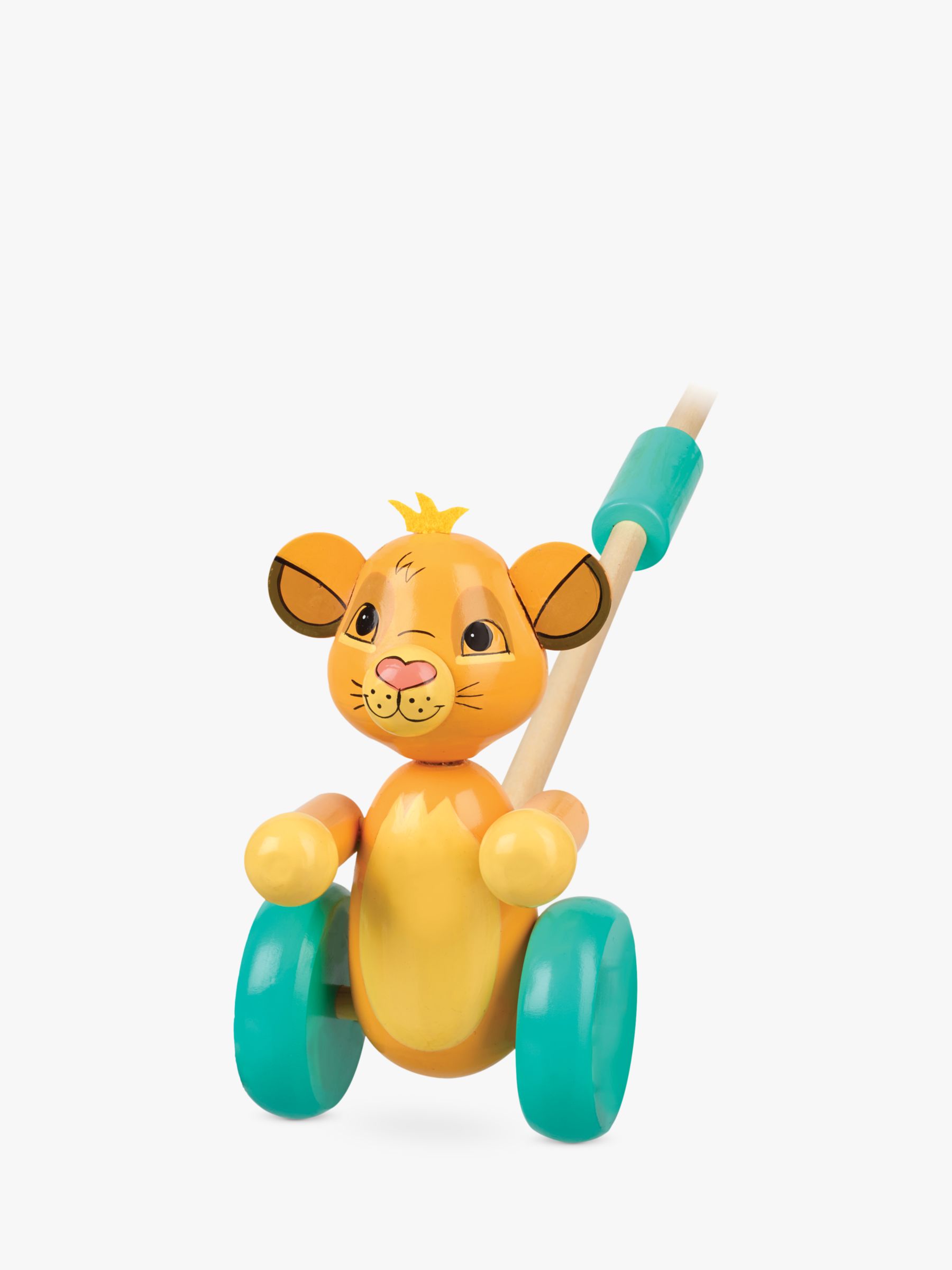 lion push along toy