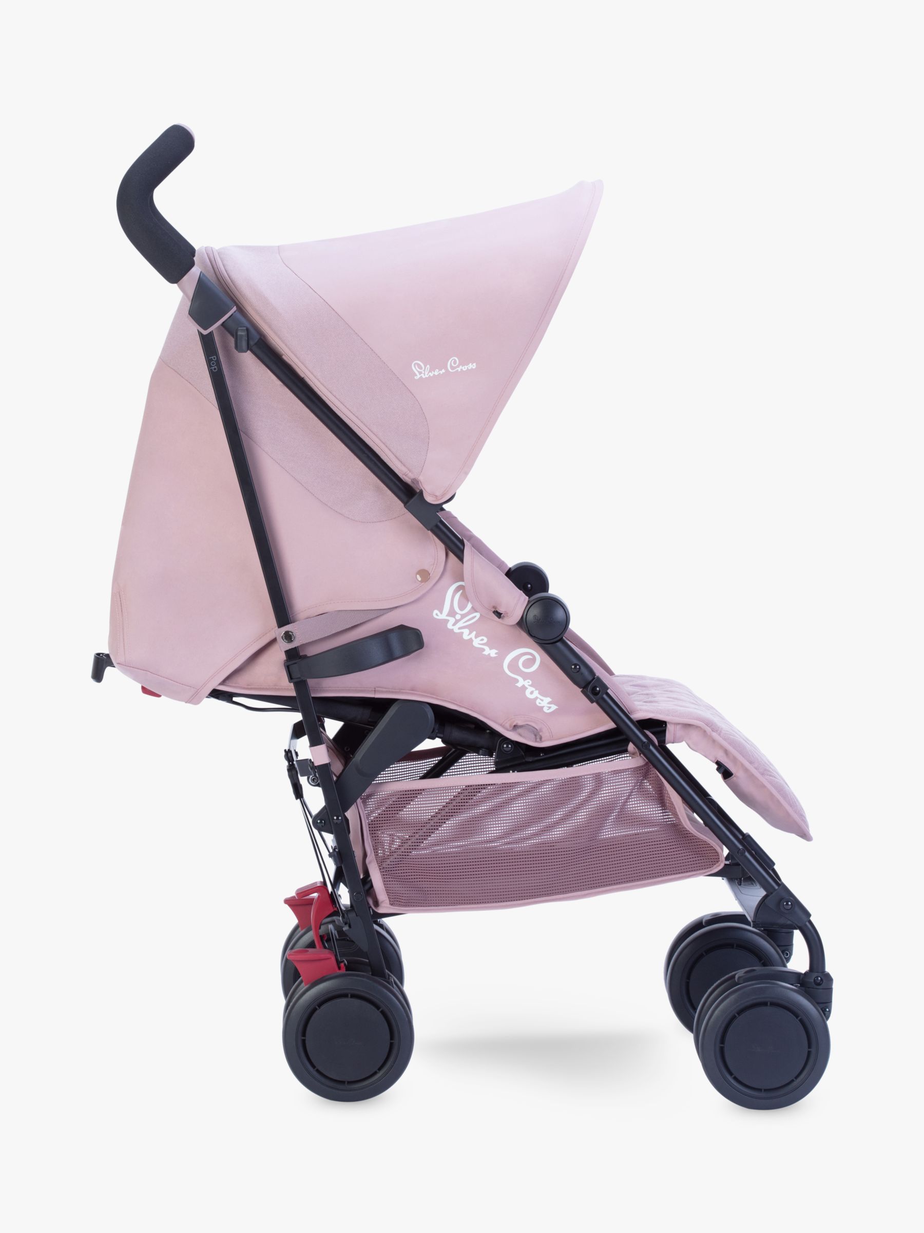 grey and pink silver cross stroller