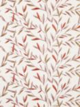 John Lewis Langley Leaf Embroidery Made to Measure Curtains or Roman Blind, Rosehip