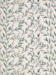 John Lewis Langley Leaf Embroidery Made to Measure Curtains or Roman Blind, Evergreen