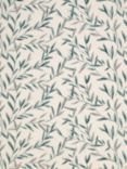 John Lewis Langley Leaf Made to Measure Curtains or Roman Blind, Evergreen
