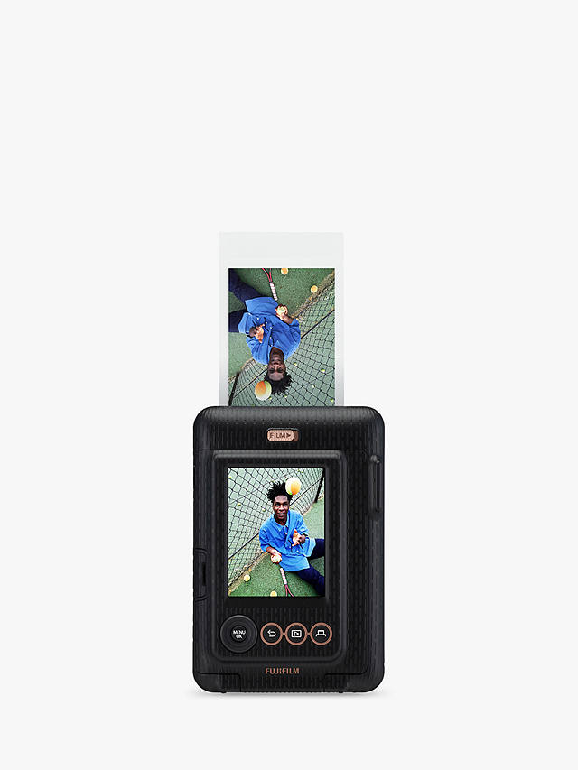 Fujifilm Instax Mini LiPlay Hybrid Instant Camera with 2.7" LCD Screen & Built-in Flash, Elegant Black