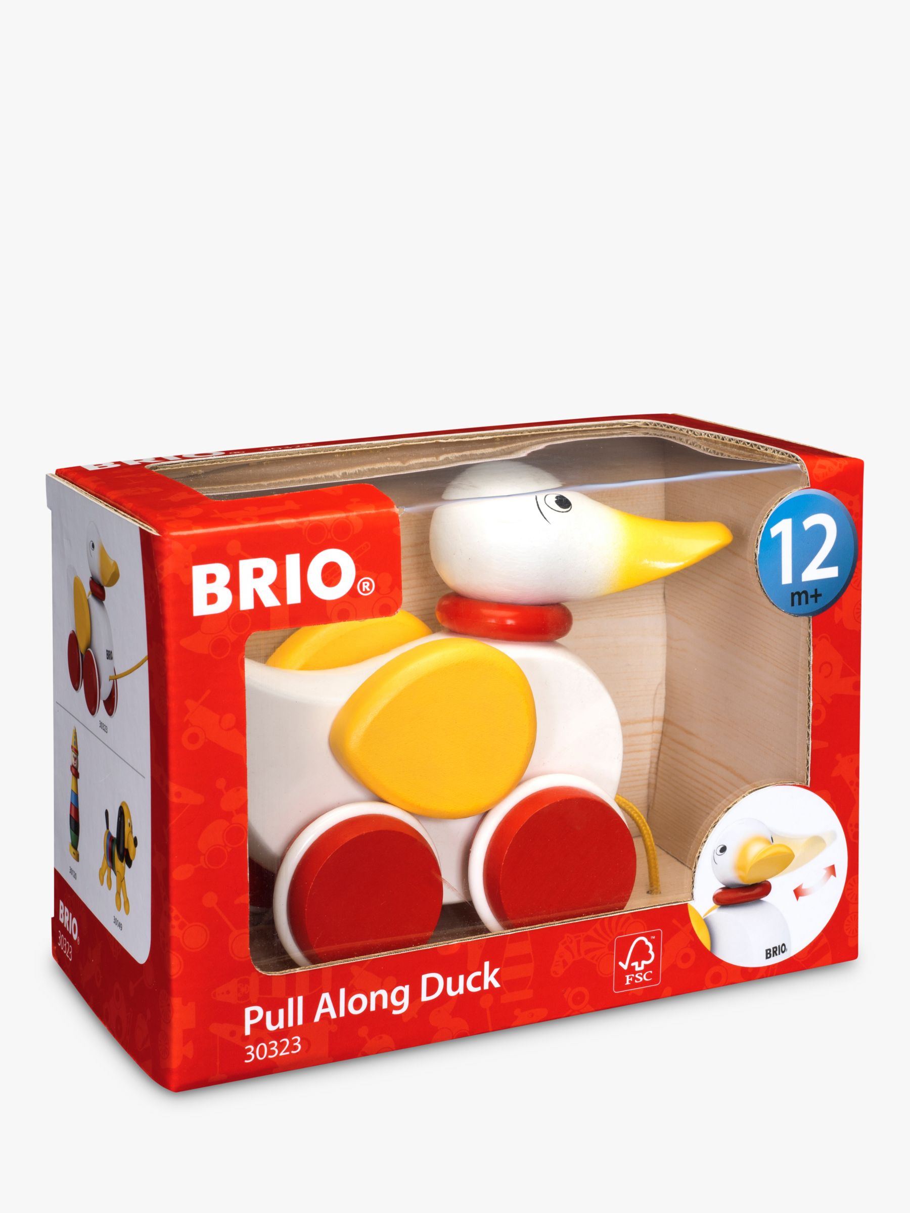 brio pull along duck