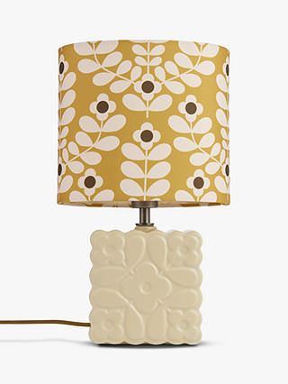 Orla Kiely Juniper Stem Ceramic Table, Juniper White Table Lamp