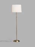 John Lewis Isabel Oval Shade Floor Lamp, Antique Brass