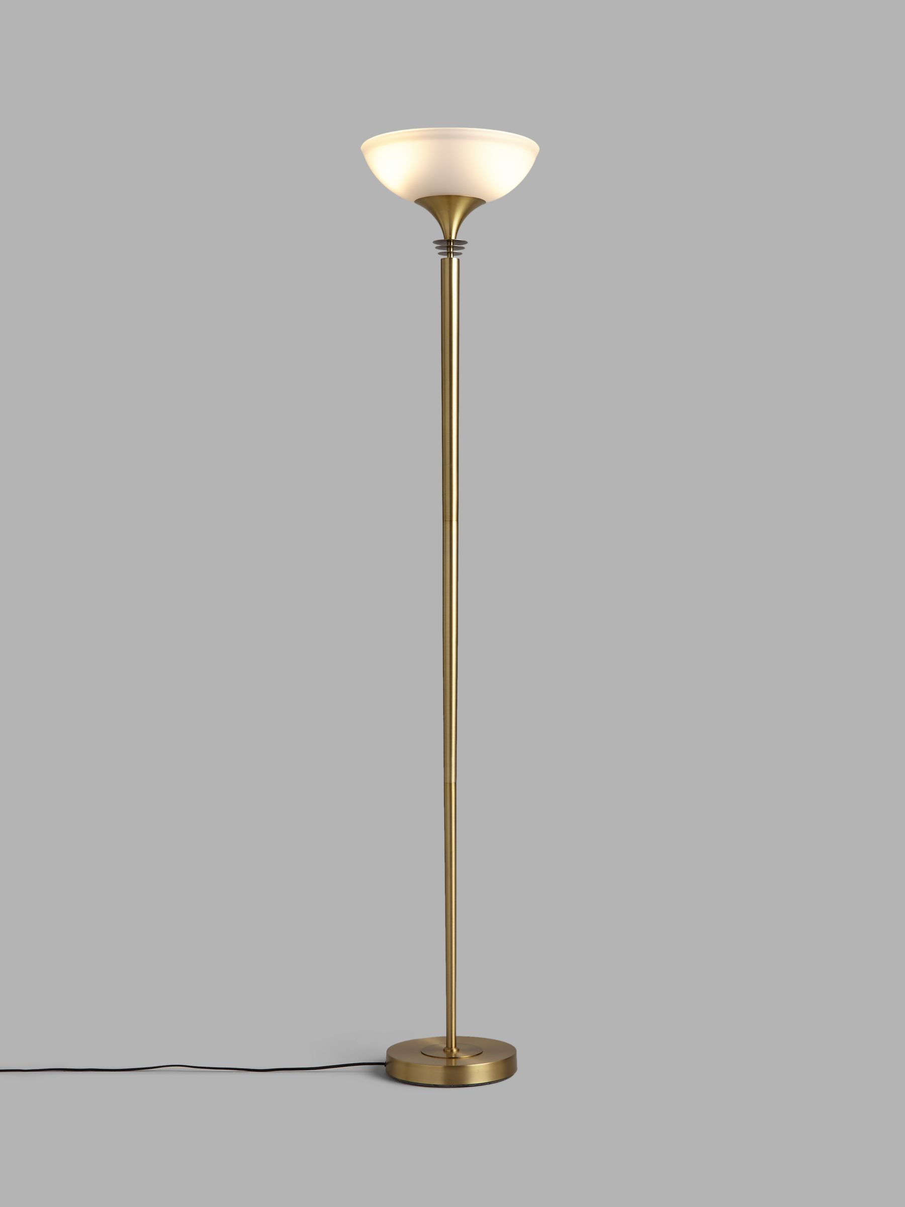 gold uplighter floor lamp