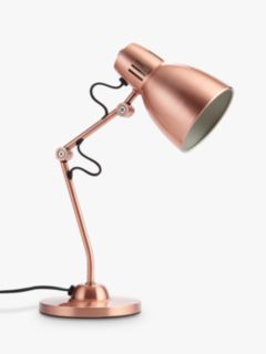 John Lewis ANYDAY Tony Desk Lamp, Copper
