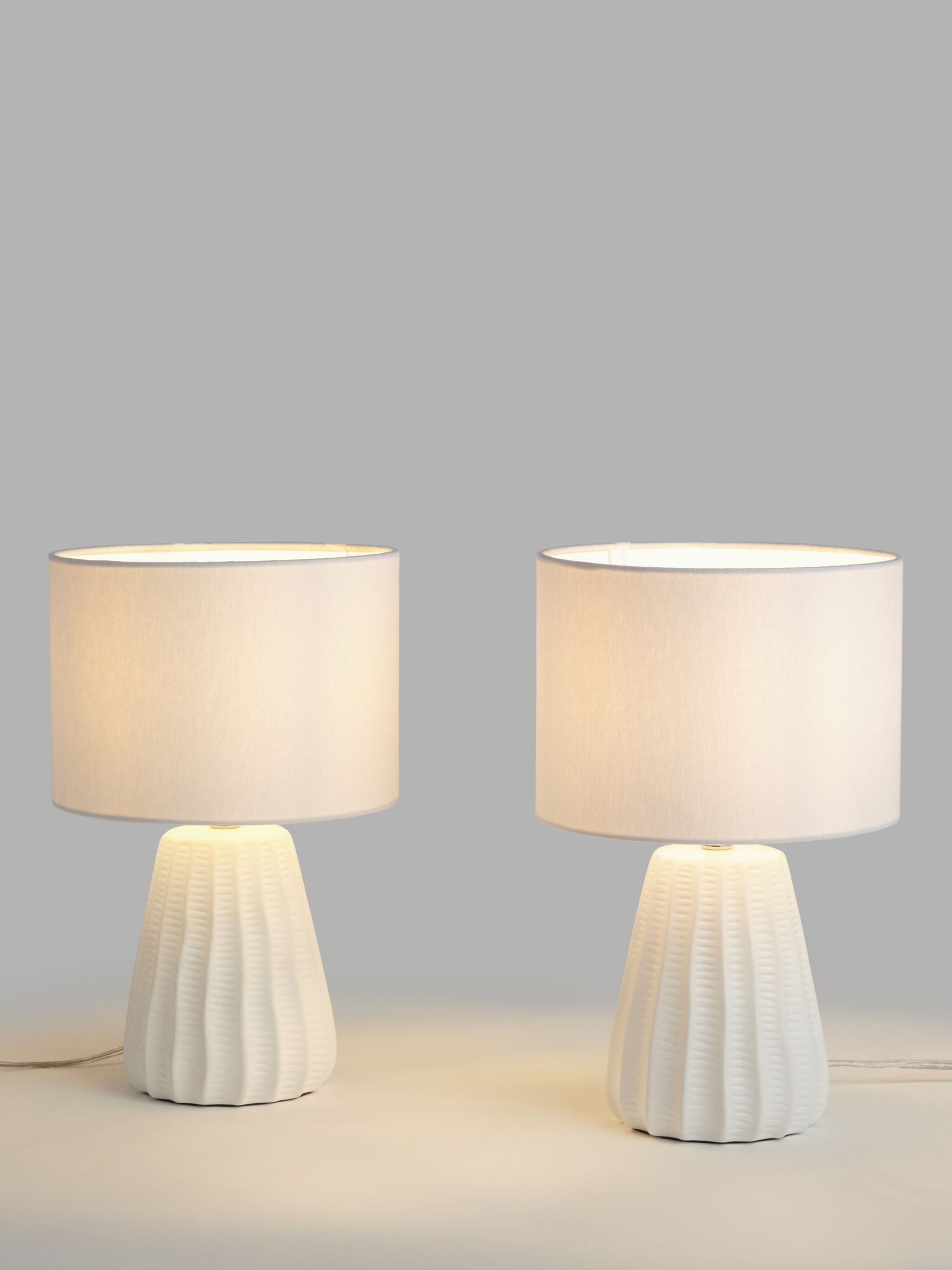 Mini Luka Ceramic Table Lamps Set, Small Ceramic Table Lamp