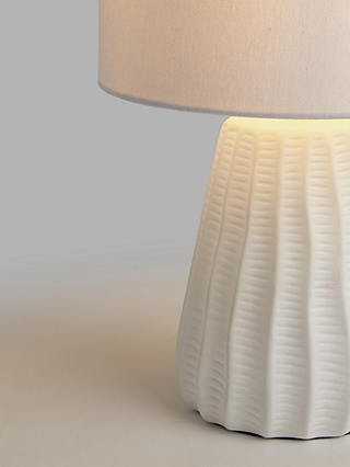 John Lewis Partners Mini Luka Ceramic, Mini Luka Ceramic Table Lamps Set Of 2 White