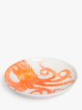 BlissHome Creatures Octopus Pasta Bowl, 24.5cm, Orange