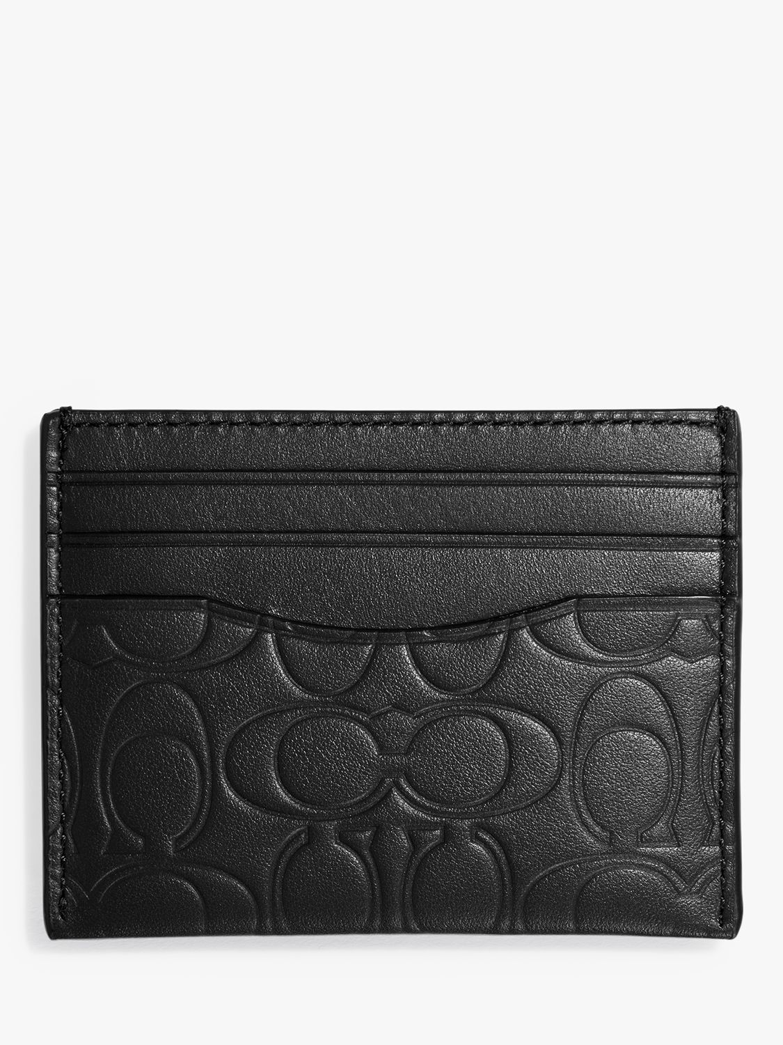 Coach Signature Leather Embossed Card Holder review