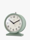 Acctim Round Analogue Alarm Clock, 10cm, Clover