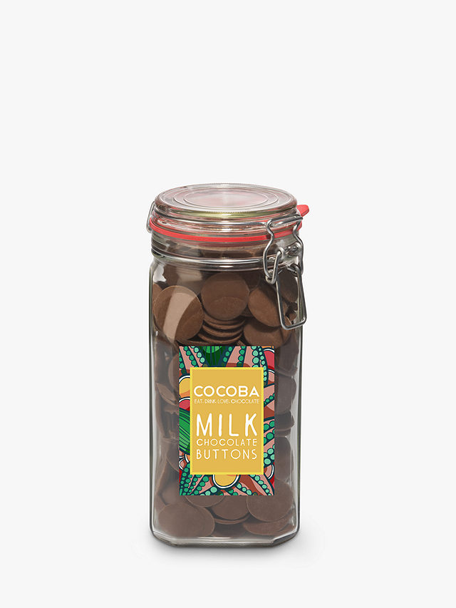 Cocoba Milk Chocolate Buttons Jar, 900g