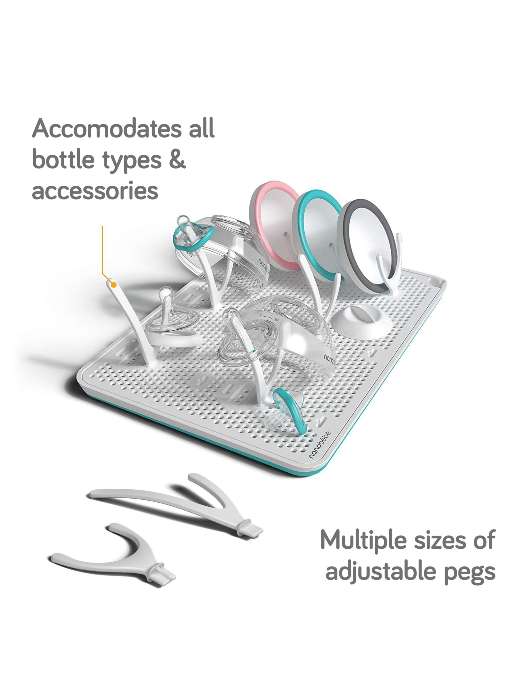 nanobébé Compact Drying Rack at John Lewis & Partners