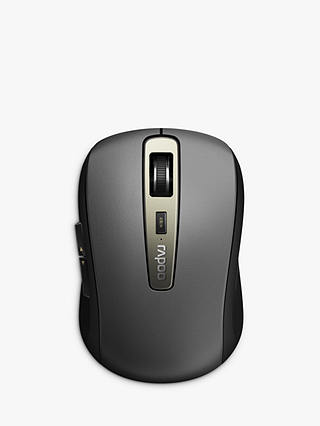 Rapoo MT350 Multi-Mode Bluetooth Wireless Mouse, Black
