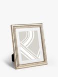 John Lewis Ribbed Photo Frame & Mount, Champagne