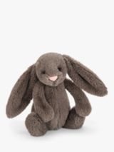 Jellycat Bashful Bunny Soft Toy, Medium, Truffle