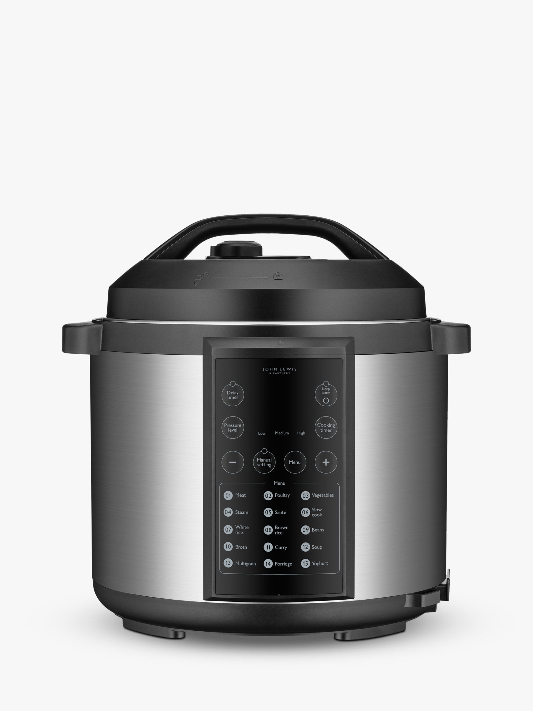 Stovetop Pressure Cooker Portable Multifunction 5.5L Capacity