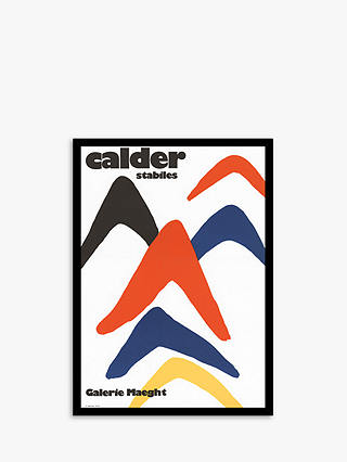 Galerie Maeght - Alexander Calder 'Stabiles' Exhibition Poster Framed Print, 80.5 x 58.5cm