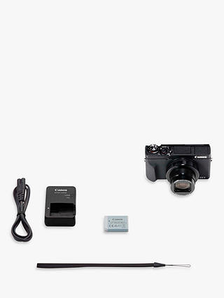 Canon PowerShot G5 X Mark II Digital Camera, 4K Ultra HD, 20.1 MP, 5x Optical Zoom, Wi-Fi, Bluetooth, EVF, 3" Tilting Touch Screen